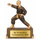 Judo & Karate Pokal Figur Kämpfer im Gi 120 mm mit Gravurschild ST-39734