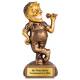Lustiger Dart Pokal Figur Dartspieler 160 mm mit Gravurschild ST-39746