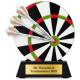 Dart Pokal Figur Dartscheibe Bullseye 132 mm mit Gravurschild ST-39752