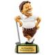 Lustiger Golf Pokal Figur Golfer mit Schläger 160 mm mit Gravurschild ST-39767