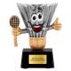 Badminton Pokal Figur Federball 112 mm mit Gravurschild ST-39780