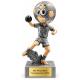 Handball Pokal Figur Ballkopf 100 mm mit Gravurschild ST-39785