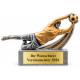 Fußball Pokal Figur Torwart Flugparade 84 mm mit Gravurschild ST-39802