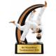 Judo Pokal Figur Wurf vor Bogen 122 mm mit Gravurschild ST-39804