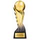 Fußball Pokal Figur Goldball Swoosh 210 mm mit Gravurschild ST-39880