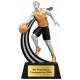 Basketball Pokal Figur Dribbling 123 mm mit Gravurschild ST-39887