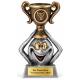 Lustiger Kinder Pokal Figur Smiley mit Pokal 95, 110 oder 135 mm mit Gravurschild