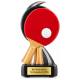 Tischtennis Pokal Figur Schläger mit Ball 111, 132 oder 165 mm mit Gravurschild
