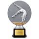 Turn Pokal Figur Turnerin am Schwebebalken 160, 180 oder 200 mm mit Gravurschild