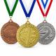 Turnier Medaillen 50 mm in Gold, Silber und Bronze mit geprägter Platzierung 1, 2, 3