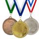 Turnier Medaillen in 50mm MMC44050 in Gold, Silber und Bronze