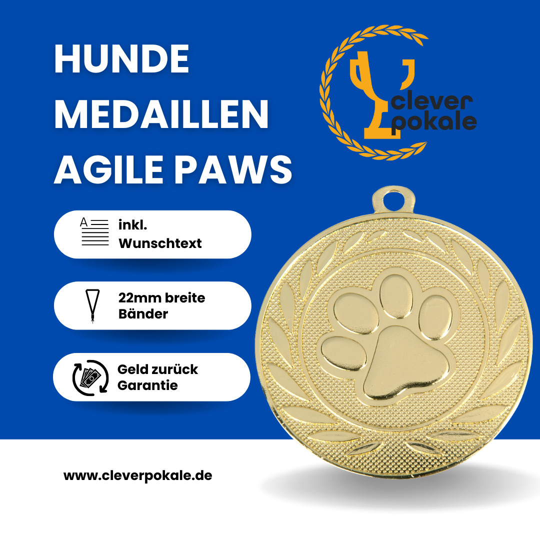 Hunde-Medaillen-Agile-Paws-medaillen-kaufen