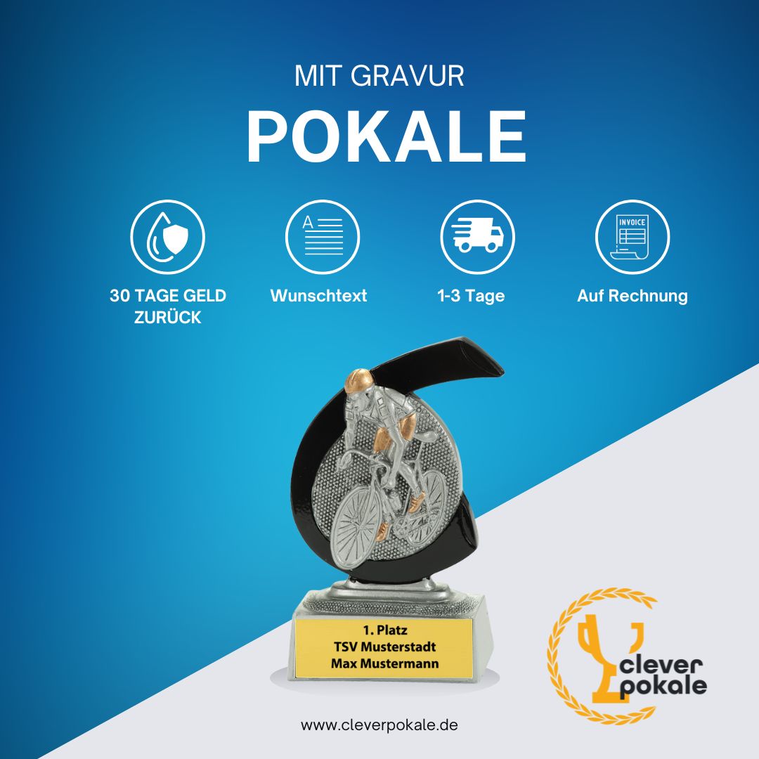 RADSPORT-pokale-trophaeen-figur-pokalekleine-guenstige-pokale-trophaeen-kaufen-mit-gravur-cleverpokale.de