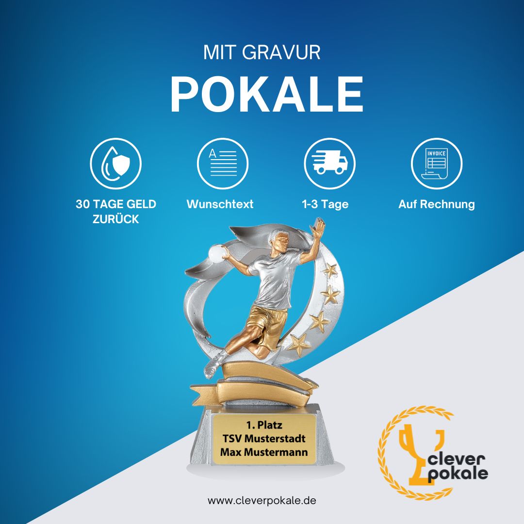 handball-pokale-trophaeen-figur-pokalekleine-guenstige-pokale-trophaeen-kaufen-mit-gravur-cleverpokale.de