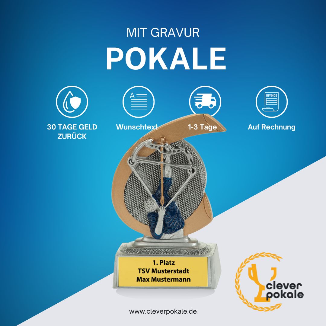 schuetzen-bogenschiessen-pokale-trophaeen-figur-pokalekleine-guenstige-pokale-trophaeen-kaufen-mit-gravur-cleverpokale.de